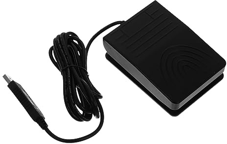 Sewroro Controlador de Pedal USB Personalizable con Combinación de Teclas Simulador de Teclas para Oficina Diseño Ergonómico para Uso Multifuncional