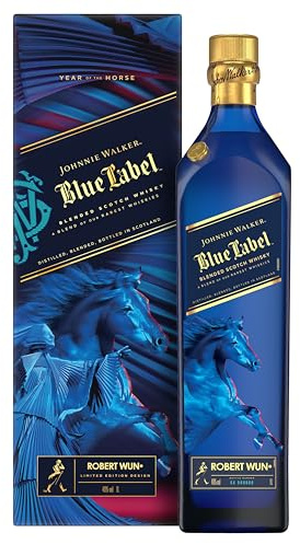 Johnnie Walker Blue Label | Lunar New Year 2026 | Year of the Horse | 40% vol | 70cl | Limited Edition | Blended Scotch Whisky | Rich Spice | Vanilla Sweetness & Honey | Dark Chocolate | Smoky Finish