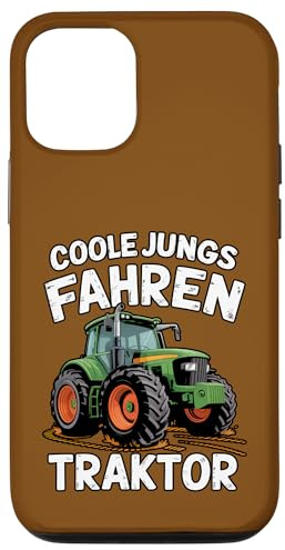Coole Jungs Fahren Traktor Trecker Lustig Landwirt Bauern Hülle für iPhone 12/12 Pro