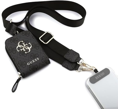 CG MOBILE Guess Universal-Crossbody-Gurt mit Zubehörtasche, Schwarz