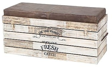 Way Home Store Industrial Vintage Koffer Box Lagerbox 100 x 40 x 48 cm
