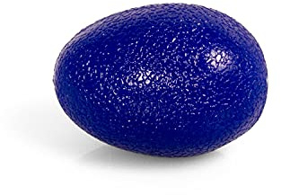 TheraPIE Gel EGG Ball | eiförmiger Handtrainer | HOCHWERTIGE QUALITÄT | Unterarmtrainer | Handmuskeltrainer | Handgreif-Trainer | Fingertrainer | Anti Stress Ball (nacht-blau (sehr-stark))