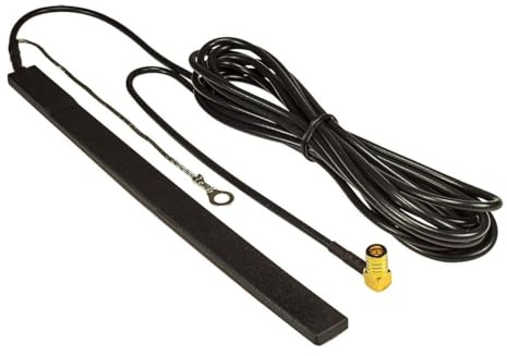 tomzz Audio 1000-053 DAB Antenne Auto Scheiben Antenne DAB+ Aktiv SMB Winkel 3m Kabel Klebemontage Digital Audio Broadcast