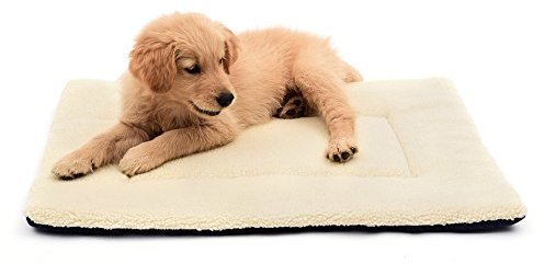 DERICOR Dog Bed Dog Crate Bed Plush 36 UK Machine Washable