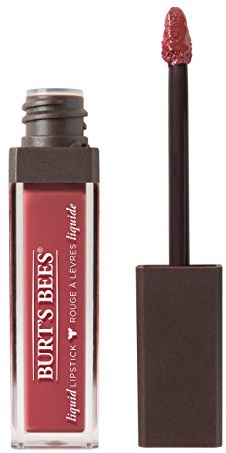 Burt's Bees Moisturising Full Coverage Liquid Lipstick, 5.95 g, Flushed Petal