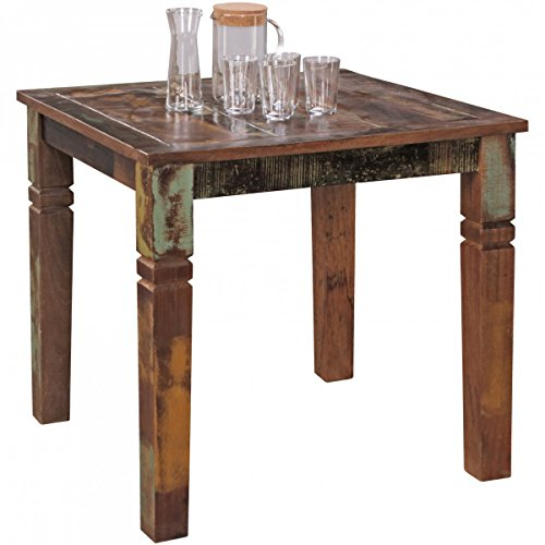 KADIMA Design Esstisch Diana 80 x 80cm Esszimmertisch Shabby Tisch Küchentisch