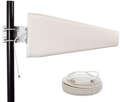 PremiumX LTE-Antenne Outdoor 3G 4G LTE Richtantenne 10m Kabel - Hotspot Mobilfunk Vodafone Telekom Modem Router WLAN