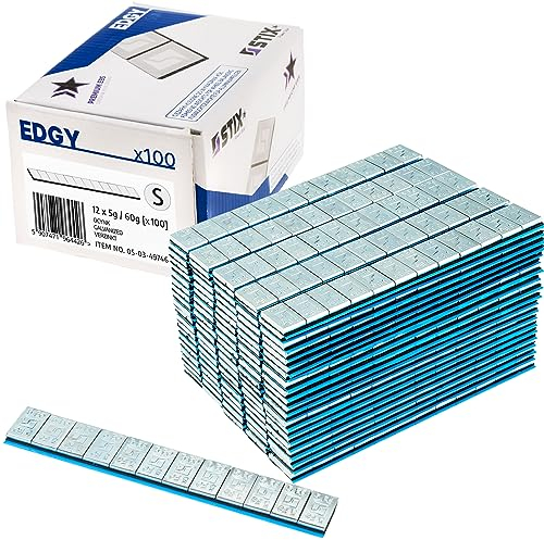 Stix Automotive Equipment Auswuchtgewichte Kleberiegel 12x5g Abrisskante 100 Stück Alufelgen Klebegewichte Verzinkt