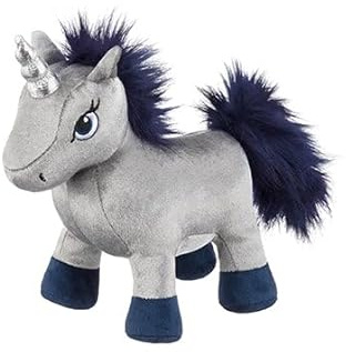 P.L.A.Y. Willow’s Mythical Collection Eunice the Unicorn Plush Dog Toy – Eco-Friendly Squeaky Dog Toy with Recycled Fill, Double-Layer Stitching, Durable, Safe & Machine Washable