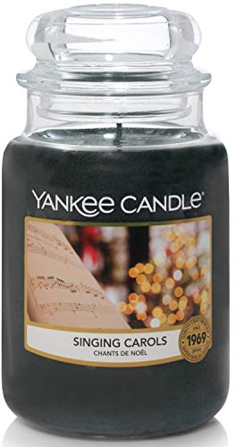 Yankee Candle Duftkerze | Singing Carols | Brenndauer bis zu 150 Stunden | Große Kerze im Glas