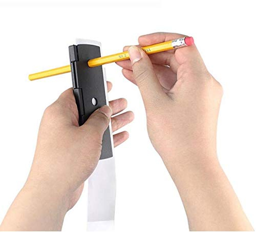 Linyuex Zauberrequisiten-Bleistift Penetration Münzen Zaubertricks Magia Trick Spielzeug Einfach Close Up Fun Zauberrequisiten (Size : 1)