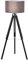 HOMCOM Modern Tripod Floor Lamps for Living Room with Fabric Lampshade, Standing Lamp for Bedroom Bulb not Included, Grey and Black