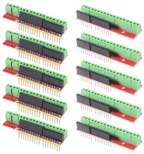 DWEII 5 terminales de placa de expansión V2 compatibles con Arduino UNO R3