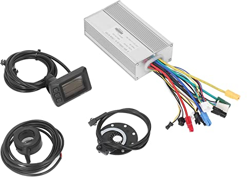 BuyWeek Controller Motore Brushless per Bici Elettrica, 36V 48V 1000W 30A Controller Brushless M3 Display Kit Acceleratore Pollice per Bicicletta Elettrica
