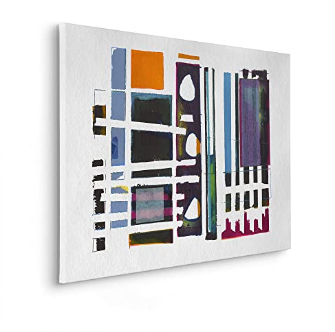 Komar Keilrahmenbild im Echtholzrahmen - Difficult Puzzle - Größe 60 x 90 cm - Wandbild, Kunstdruck, Wanddekoration, Design, Wohnzimmer, Schlafzimmer