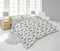 HOME ZEN HOUSEHOLD LINEN Bettwäsche-Set aus Flanell, Antirheuma-Stoff, Polyester und Baumwolle (Einzelbett, Grau Rosette)