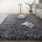 Jyswx Shaggy Teppich für Wohnzimmer – Moderne Langflor Teppiche Schlafzimmer Waschbar – Hochflor Flauschig Teppich für Wohnzimmer, Schlafzimmer, Schlafsaal, Farbe: Tiedye Dunkelgrau, Größe:50x200 cm