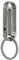 KeyUnity KM10 Clip porte-clés mousqueton double face, porte-clés encliquetable en titane EDC pour ceinture (sablé)