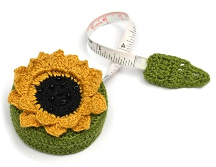 Lantern Moon - Lantern Moon Happy Flower Measure Tape - 1 Piece, Yellow