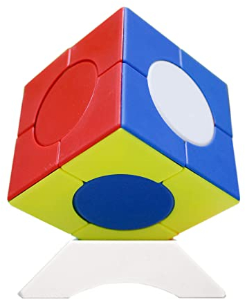 Oostifun OJIN Yongjun YJ Tianyuan Würfel Unregelmäßiger Würfel Puzzle Glattes Puzzle Frosted Bright Multi Color Würfel mit einem Würfel Stativ (Style-3)