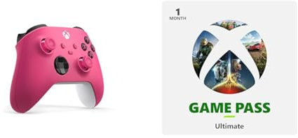 Xbox Wireless Controller - Standard - Deep Pink + Game Pass Ultimate 1 Month