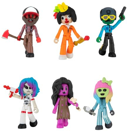 DevSeries CRS0060-6 Figuren Pack - Brookhaven: Most Wanted, bewegliche Actionfiguren mit Spielcode