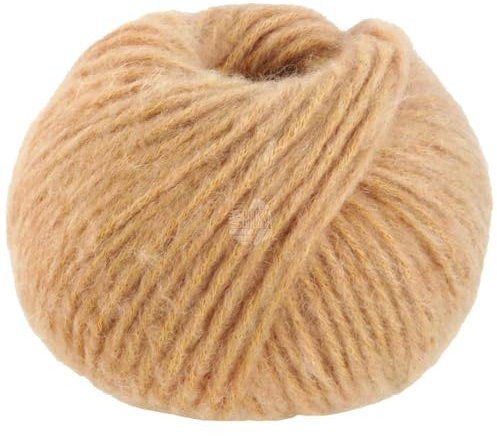 LANA GROSSA Ecopuno Chunky | Superleichtes, flauschiges Effektgarn mit Baby Alpaka | Handstrickgarn aus 33% Schurwolle (Merino) & 19% Alpaka | 50g Wolle zum Stricken & Häkeln | 70m Garn FB 129