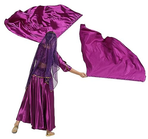MUNAFIE Banderas elípticas de adoración para danza, alabanza, banderas de iglesia para adoración, Banderas de Danza, morado