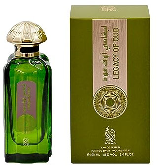 Legacy of Oud 100ml Perfume for Women Men Eau de Parfum Spray- Nylaa Oriental Floral Perfume Blend of Oud Rose with Amber Musk