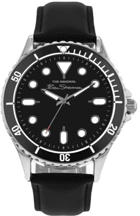 Ben Sherman Analog Quarz Taschenuhr BS089B, Schwarz, Armband