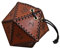 Fiorky PU-Leder-Würfelbeutel mit Kordelzug, wasserdichte Würfel-Aufbewahrungsbeutel, leicht zu reinigende Würfel-Aufbewahrungstasche for Rollenspiele