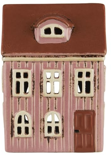 IB Laursen Lichthaus THORSHAVN für Teelicht ROSA 15 cm Haus für Teelicht Keramik