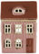 IB Laursen Lichthaus THORSHAVN für Teelicht ROSA 15 cm Haus für Teelicht Keramik