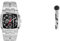 Diesel Herrenuhr Cliffhanger und Ohrringe Steel, Silber Edelstahl, Set