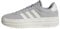 adidas VL Court Bold Shoes, Zapatos Mujer, Grey Two/Off White/Core White, 39 1/3 EU