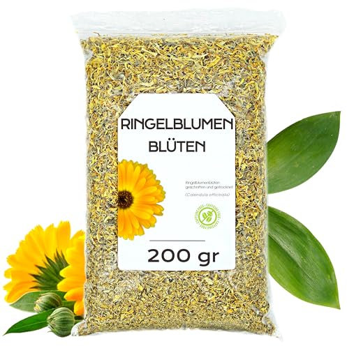 Calendula Flores Secas 200 gr - Infusion Calendula - Te de Calendula - Calendula - Calendula Seca - Calendula a Granel