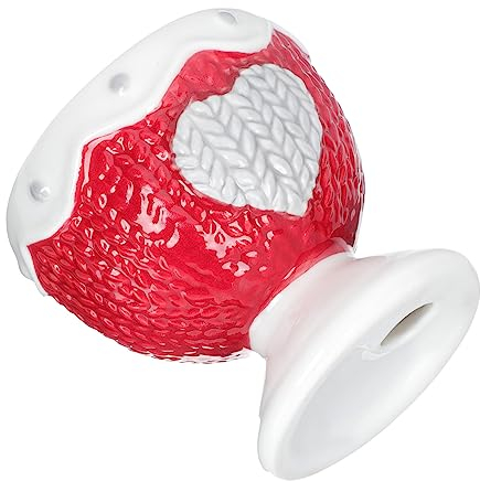 Homoyoyo Hochzeits Eierkarton Bezauberndes Hübsches Desktop Einzelnes Eiertablett Geprägtes Eierregal Relief Eierregal Eierstützbecher Bezaubernde Keramikverzierung