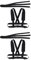 BOLAXHCA 2X Fitness Anti-Widerstands Schlitten Gurt Kabel Zug Gurt Gurt Staerke Kraft Training Widerstands Seil - Verstellbarer Gepolsterter Schulter Gurt