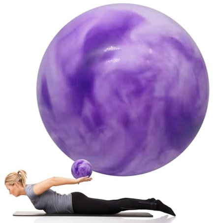 Pilates-Ball, Balance-Ball, 24 cm, Trainingsball, Core Ball für Ballett und Balance, Yoga, Core Ball für Zuhause, Fitnessstudio, Outdoor