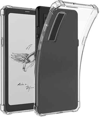 KUSINHOKA Custodia Protettiva per BOOX Palma (6.13 Pollici), Morbido Silicone Trasparent [Antiurto] Custodia, [Anti-Graffio] TPU Leggero Protezione Cover per Onyx BOOX Palma