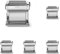 HENDI 224847 Macchina per Pasta Elettrica (Confezione da 5)