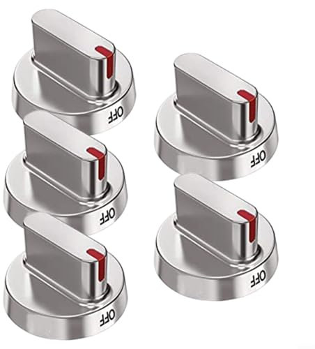Fauhapyway Set di 5 manopole resistenti DG64-00347A, per forni Samsung, in ABS, accessori di ricambio per barbecue