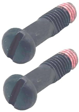 Lawnoval 2 Stück für M6 x 22 mm Flachkopf-Bohrfutter-Schraube für HP457 BDF456 Bfor HP442 DDF453 Dfor HP485 Schlitzstahl Ersatz-Treiber-Werkzeugzubehör