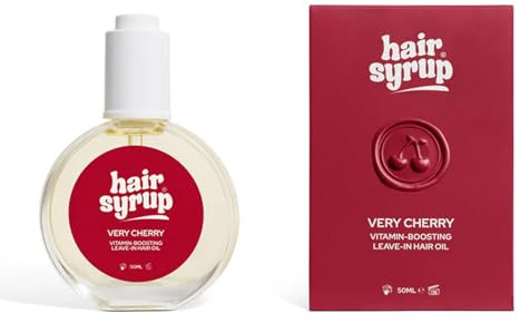 Hair Syrup | Honey Dew Leave-In Haaröl | Spendet intensive Feuchtigkeit & macht das Haar weich | Für trockenes, glanzloses Haar | Vegan & 100% natürlich | 50 ml (Kirsche)