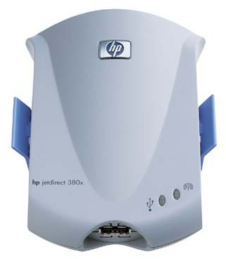 HP J6061A Jetdirect Wireless 380X externer Printserver, Internet Connector für 802.11b, USB