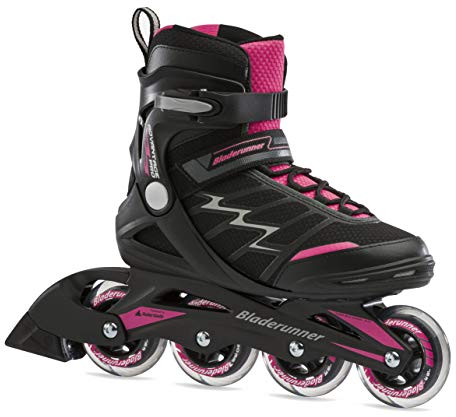 Rollerblade Damen 0T613100821-5 Inlineskate, Schwarz/Hellblau, 36 EU