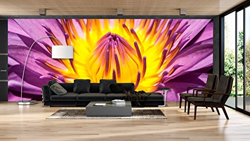 Fototapete Vinyl Wand Zen Lotus Flower | fotomurales | Wand | Dekoration | Fototapete Vinyl Fototapete Kinderzimmer 350x250cm