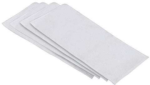 CLEANmaxx Ersatz Wischtuch 4er Set weiß für Saugroboter 2in1