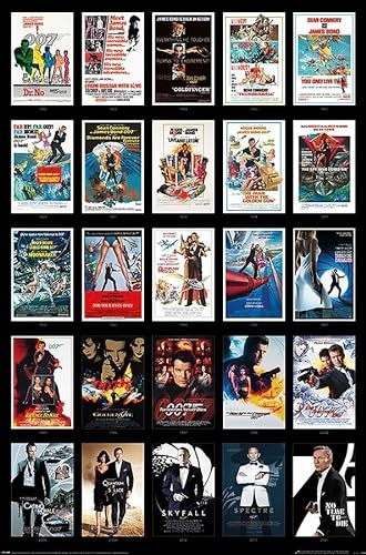 007 - Postercollection, 25 versch. Filmposter | US Import Filmplakat, Poster [61 x 91,5 cm]