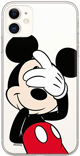 ERT GROUP Original und Offiziell Lizenziertes Disney Minnie und Mickey Maus Handyhülle für iPhone 11, Case, Hülle, Cover aus Kunststoff TPU-Silikon, schützt vor Stößen und Kratzern, mehrfarbig, DPCMIC6101
